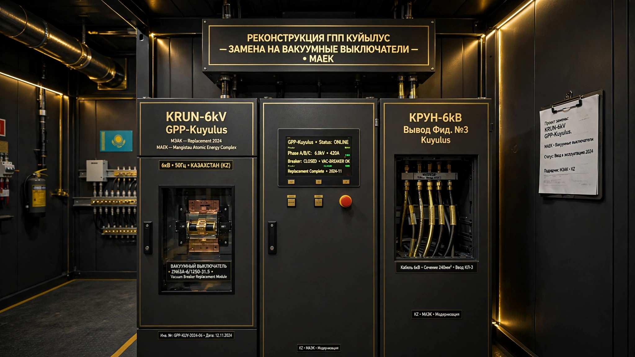 КРУН-6 кВ ГПП-Куйылус модульное здание